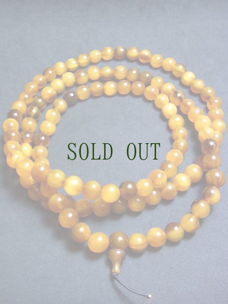 画像6: 水牛角製の108玉念珠 丸玉 10mm (6)