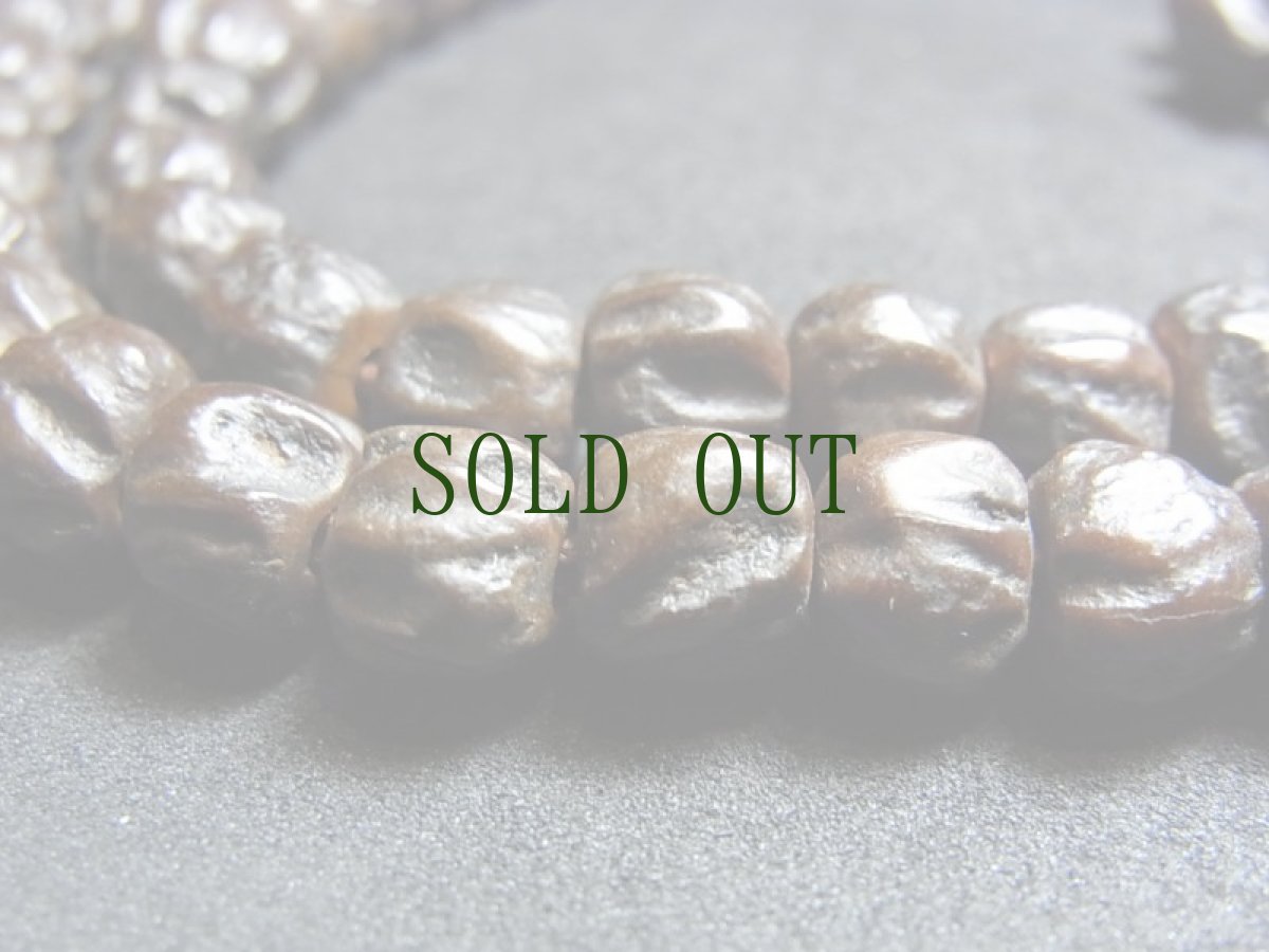 画像7: 老百香子菩提樹の御数珠　(Old tibetan mala bai xiang zi)　8mm珠　108玉 (7)