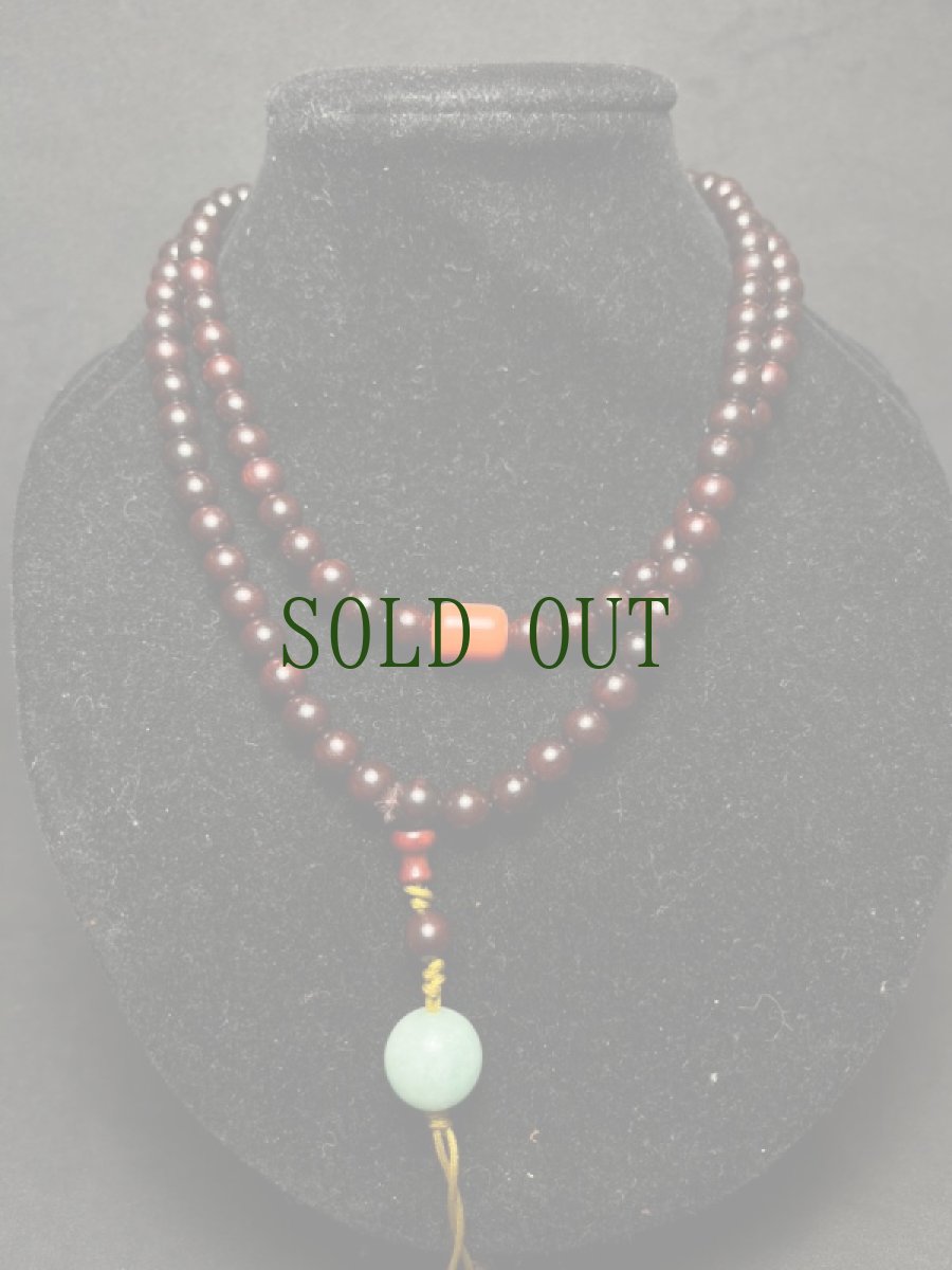 画像8: チベット・紫檀の念珠と玉石（tibetan  rosewood mala ） (8)