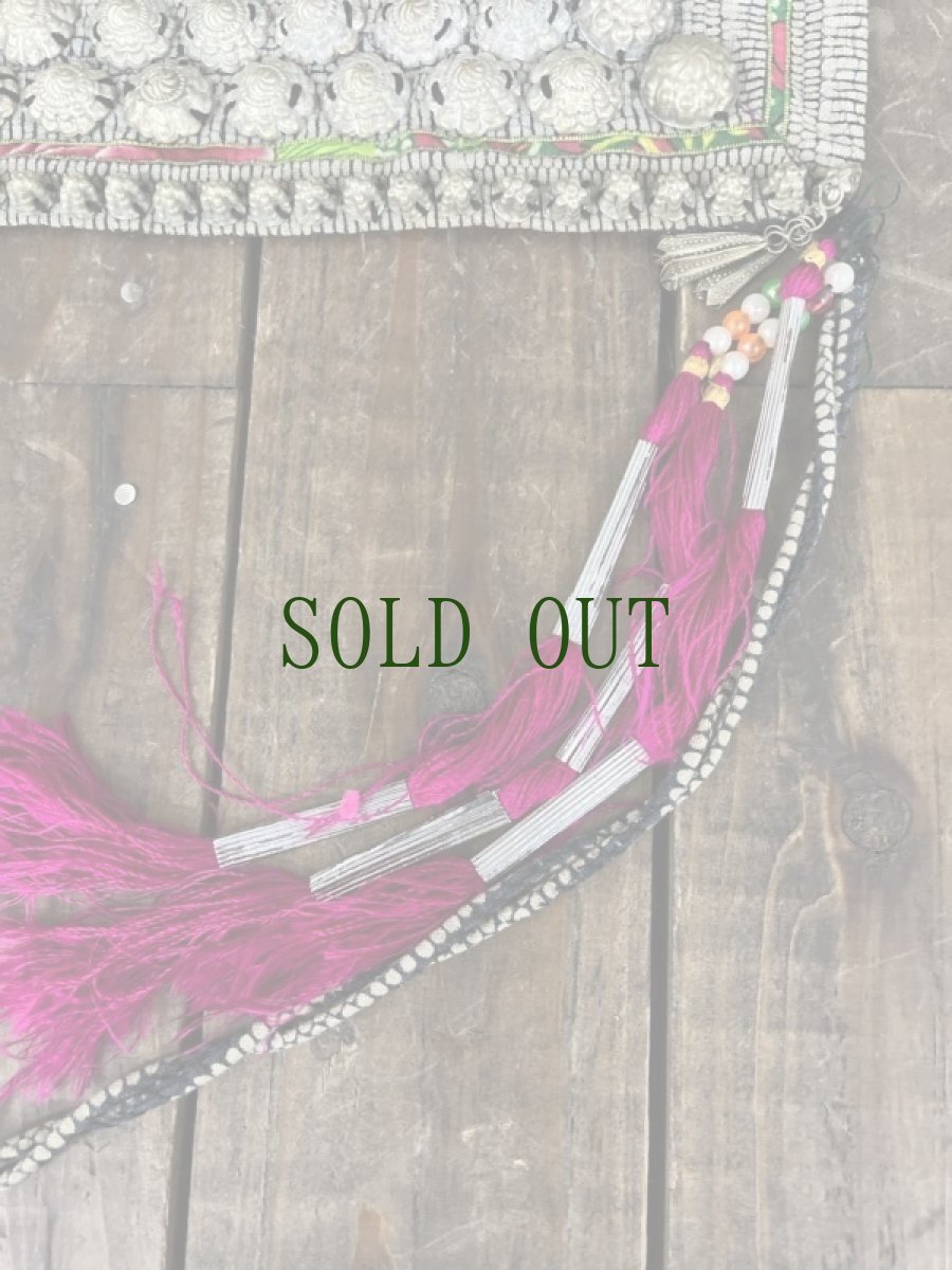 画像3: 雲南省麻栗坡　彝族（イ族・白倮人）·（Malipo Bai luo YI ）ヘッドドレス（コレクション） (3)