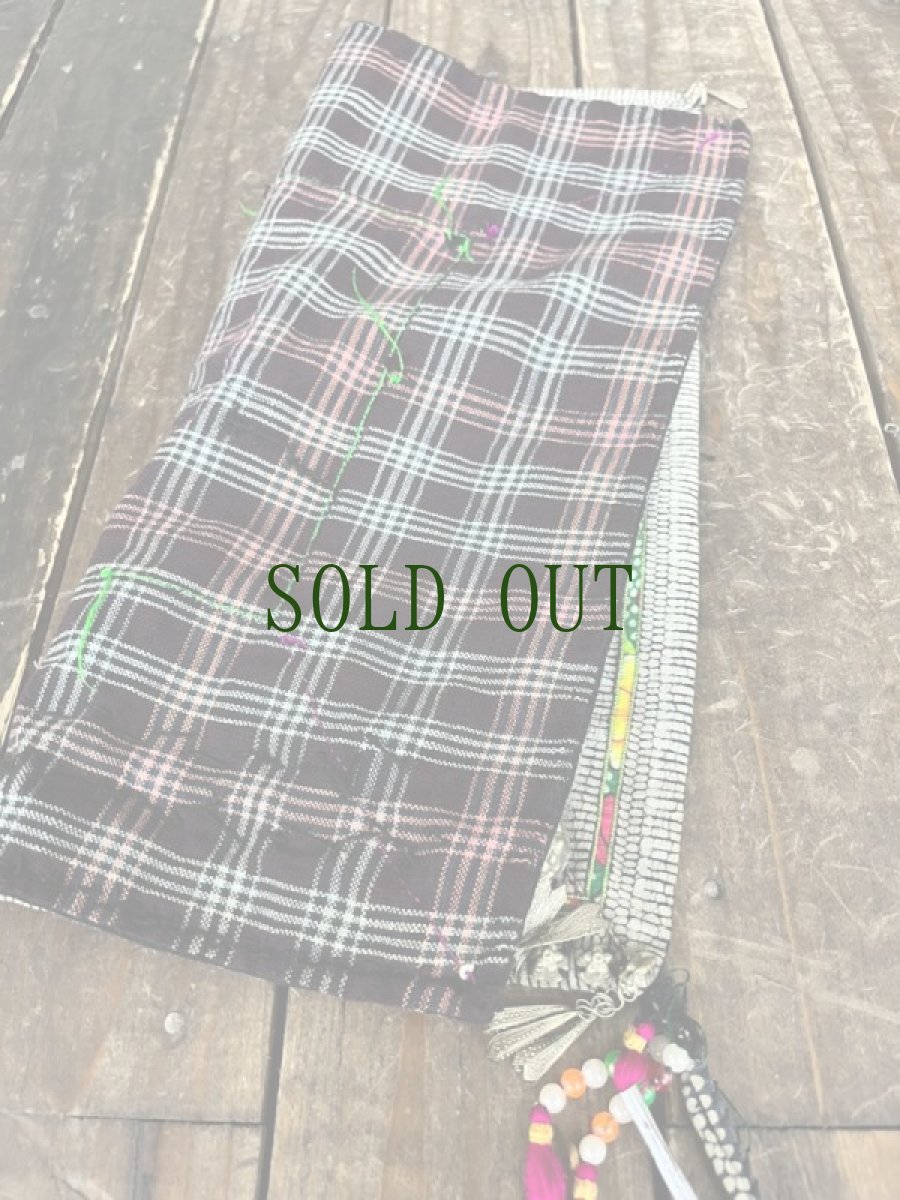 画像9: 雲南省麻栗坡　彝族（イ族・白倮人）·（Malipo Bai luo YI ）ヘッドドレス（コレクション） (9)