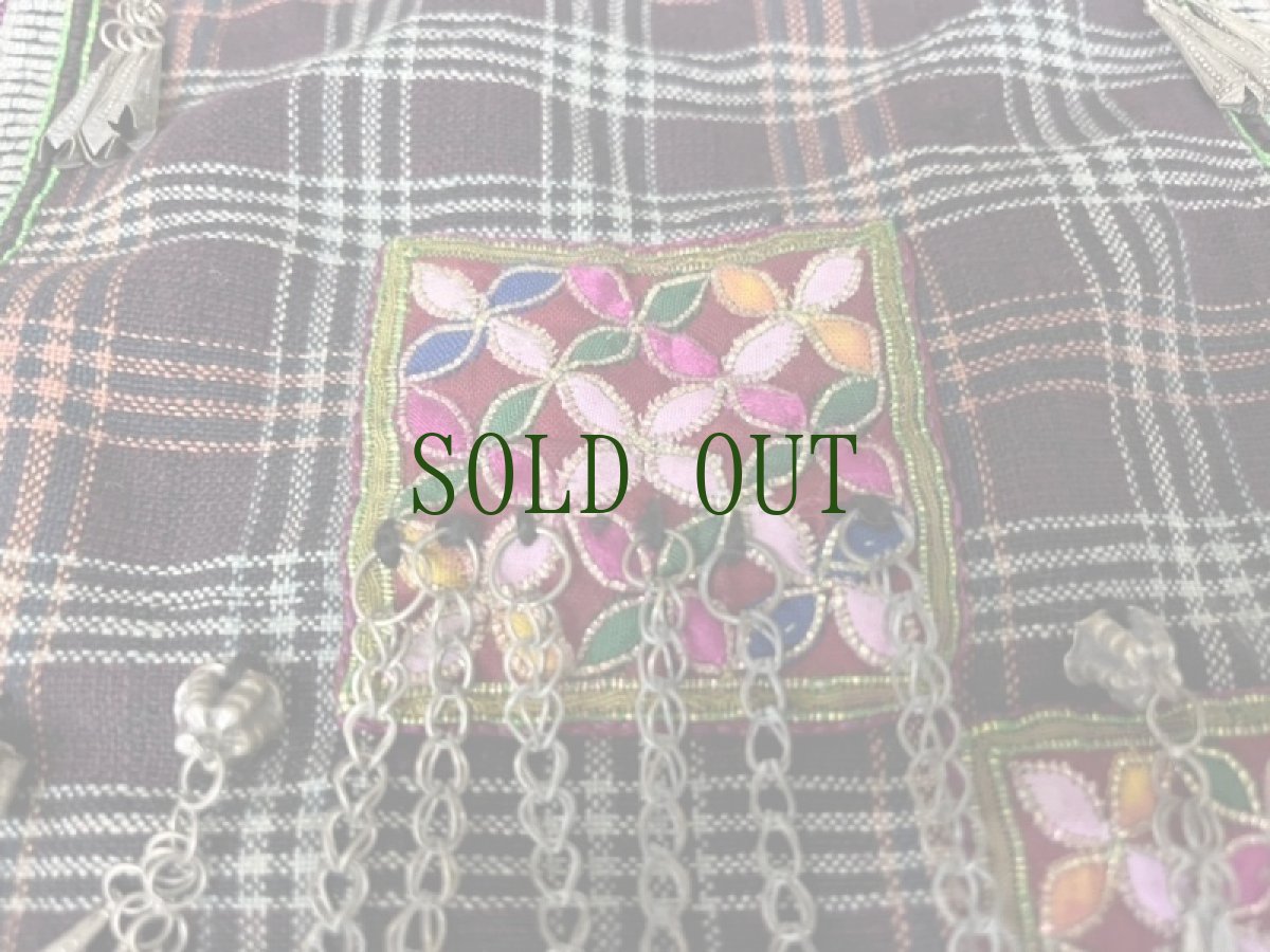 画像8: 雲南省麻栗坡　彝族（イ族・白倮人）·（Malipo Bai luo YI ）ヘッドドレス（コレクション） (8)