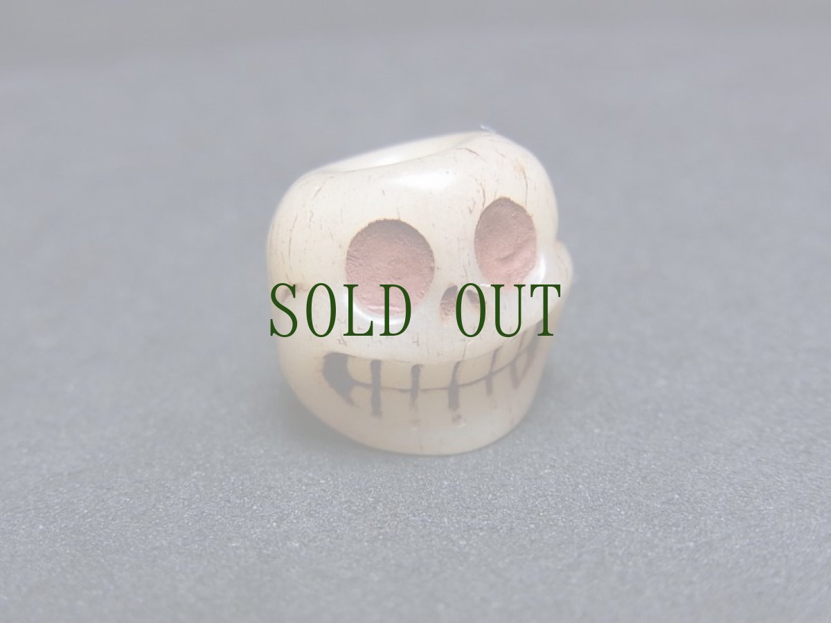 画像4: 骨製　数珠天玉　チベタンスカル・ルンゴ　(tibetan skull )　チベット密教法具 (4)