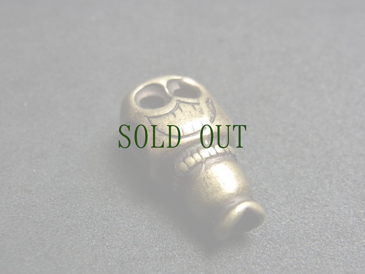 画像2: 親玉・ボサ（グル玉)　チベタンＭＡＬＡパーツ　ルンゴ　（真鍮製） (2)