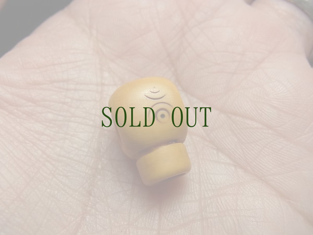 画像7: 親玉・ボサ（グル玉)　チベタンＭＡＬＡパーツ　（樹脂製）オールド (7)