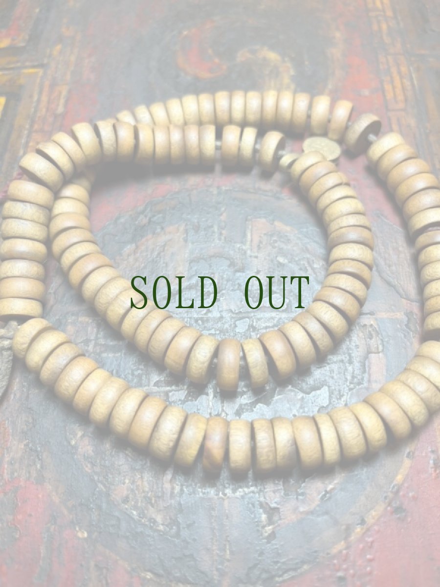 画像2: チベット・白檀の御数珠　( TIbetan old sandal wood beads  mala )　107珠・アンティーク (2)