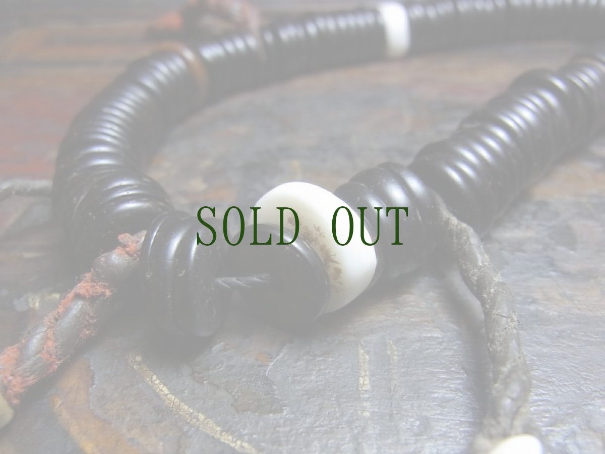 画像8: チベット・老椰子玉とシャンカの天玉、カウンターの御数珠　(Tibetan old palm beads  mala )　107玉 (8)
