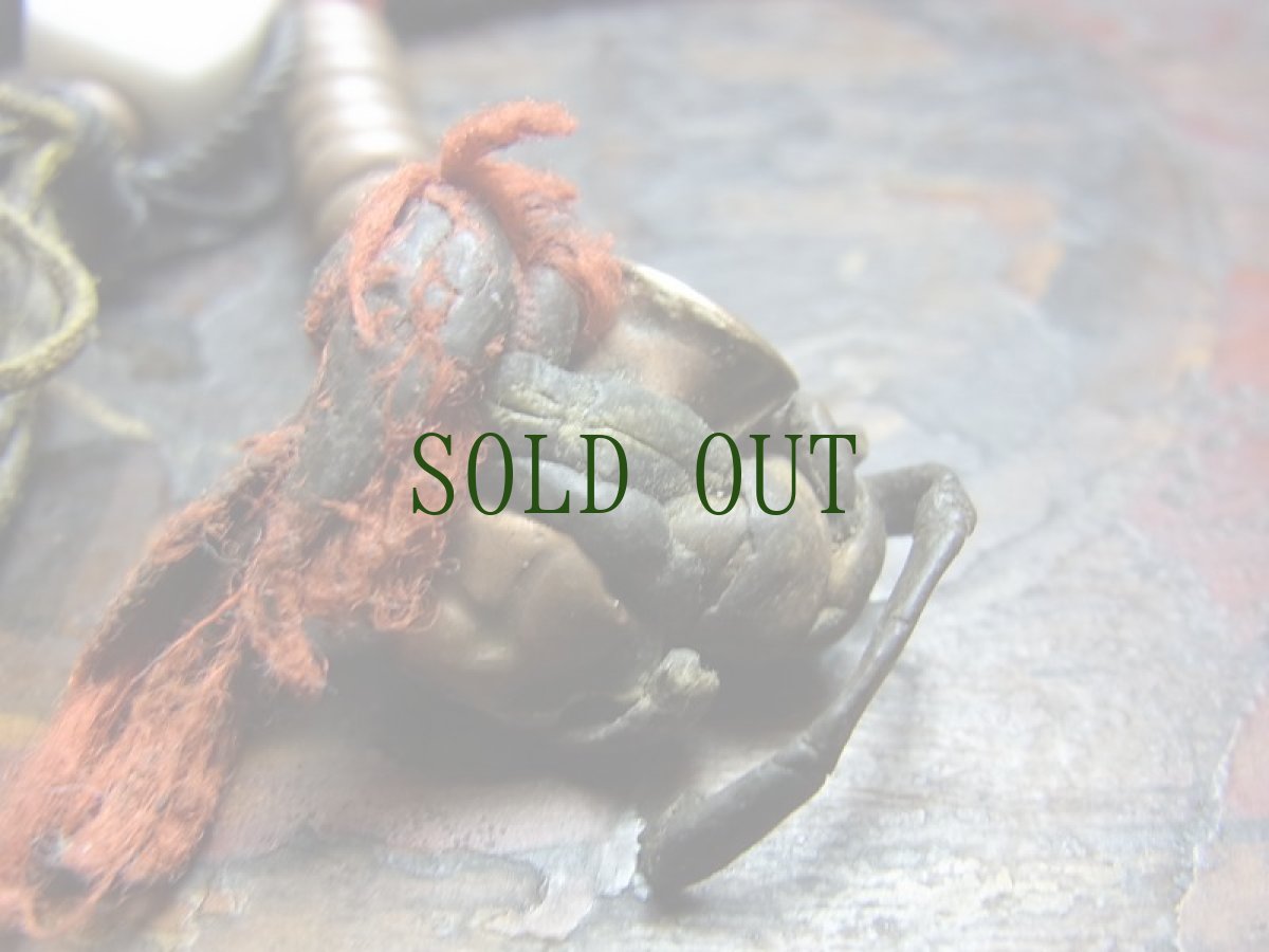 画像14: チベット・老椰子玉とシャンカの天玉、カウンターの御数珠　(Tibetan old palm beads  mala )　107玉 (14)