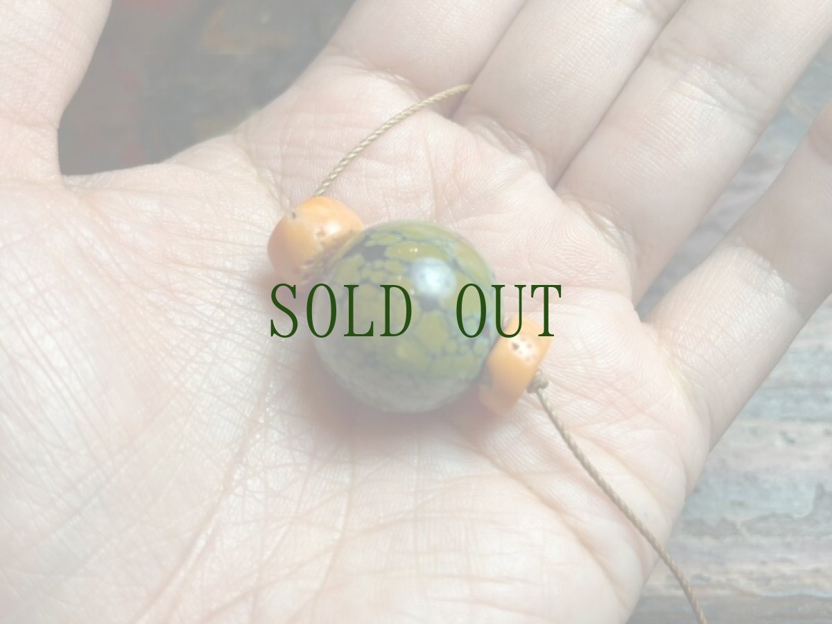 画像8: チベタン天然ターコイズ(yu)と山珊瑚の首飾り　Tibetan old  turquoise and coral　 (8)