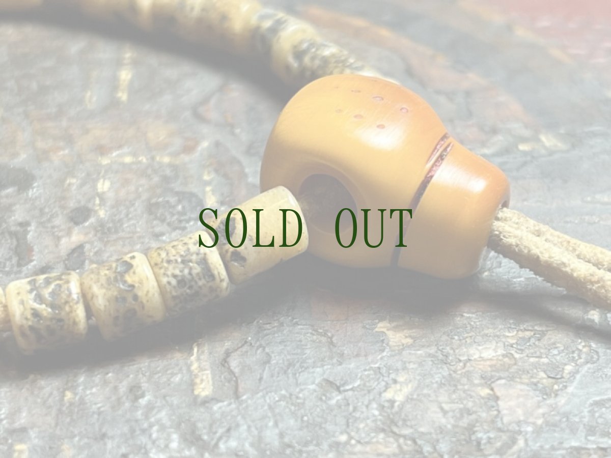 画像7: カパラの数珠玉とエンドレスノットの腕輪念珠　(チベタンKapala Mala bracelet) カパーラマーラ (7)