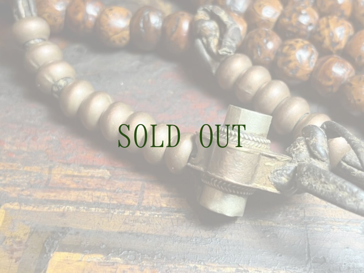 画像5: 老龍眼菩提樹とカウンターのチベット念珠　(Tibetan Old Buddha Chitta  Mala )　110珠・アンティーク　 (5)