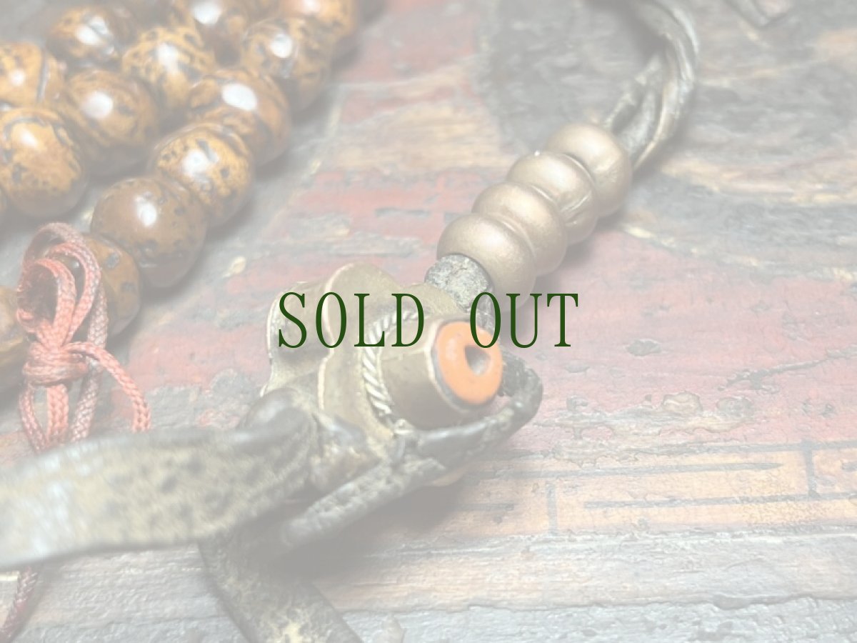 画像3: 老龍眼菩提樹とカウンターのチベット念珠　(Tibetan Old Buddha Chitta  Mala )　110珠・アンティーク　 (3)