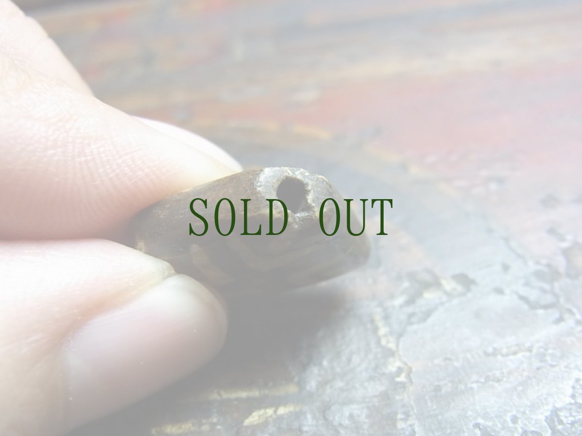 画像3: ミゾラムのパムテックビーズ（プンテック・pumtek ）Old Puntek bead Mizzoram Burma (3)