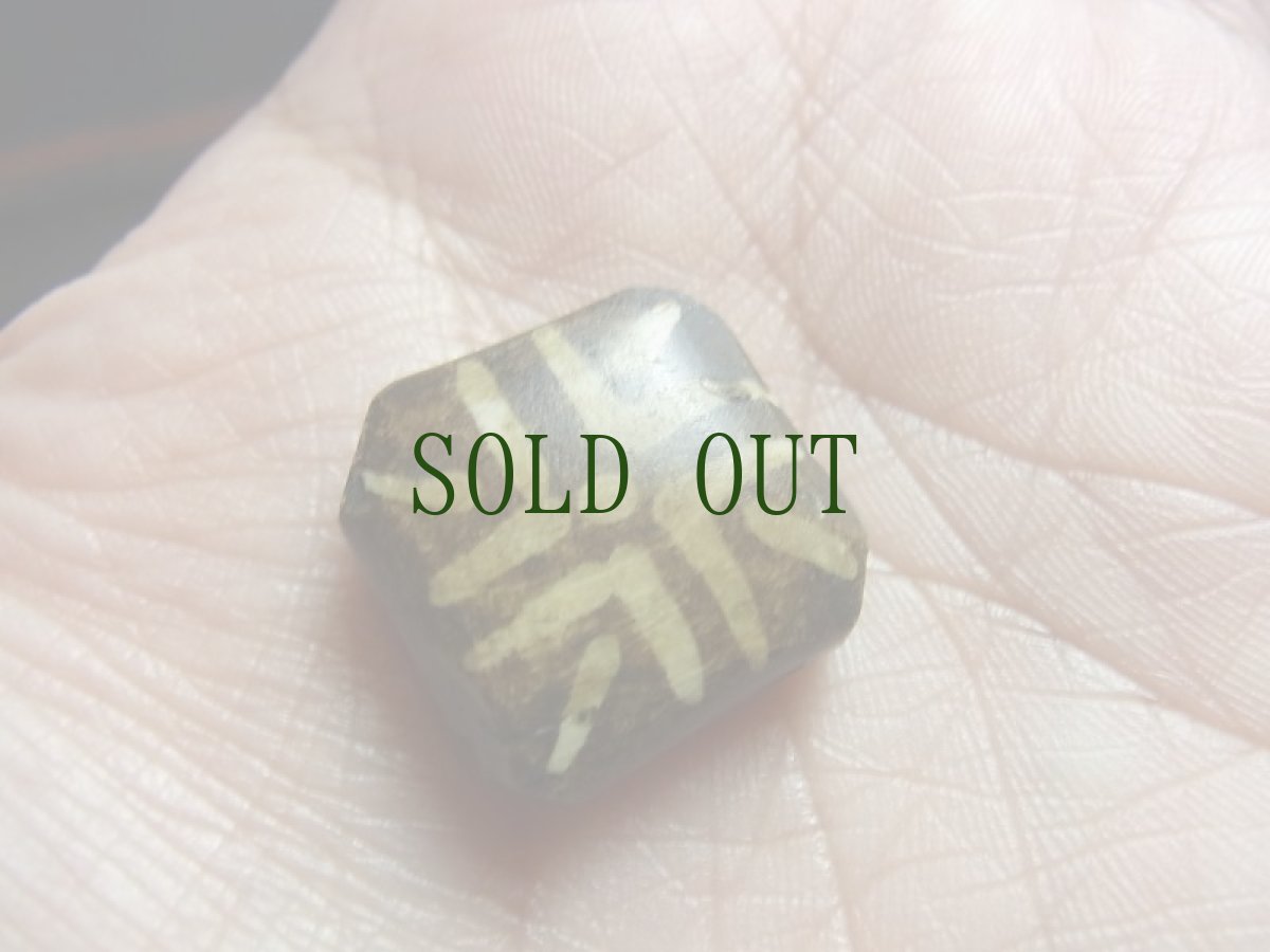 画像7: ミゾラムのパムテックビーズ（プンテック・pumtek ）Old Puntek bead Mizzoram Burma (7)