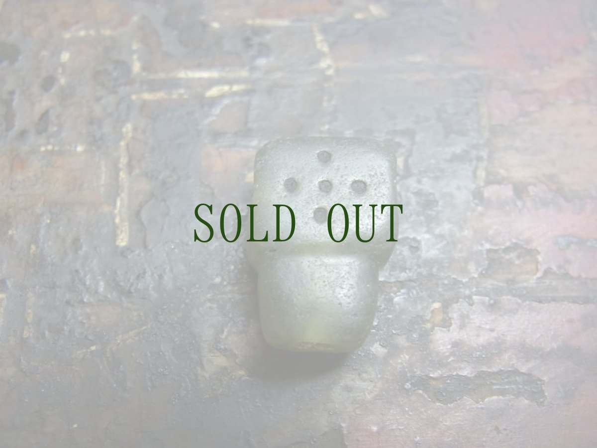 画像2: 親玉・ボサ（グル玉)　チベタンＭＡＬＡパーツ　ルンゴ　（玉石製） (2)