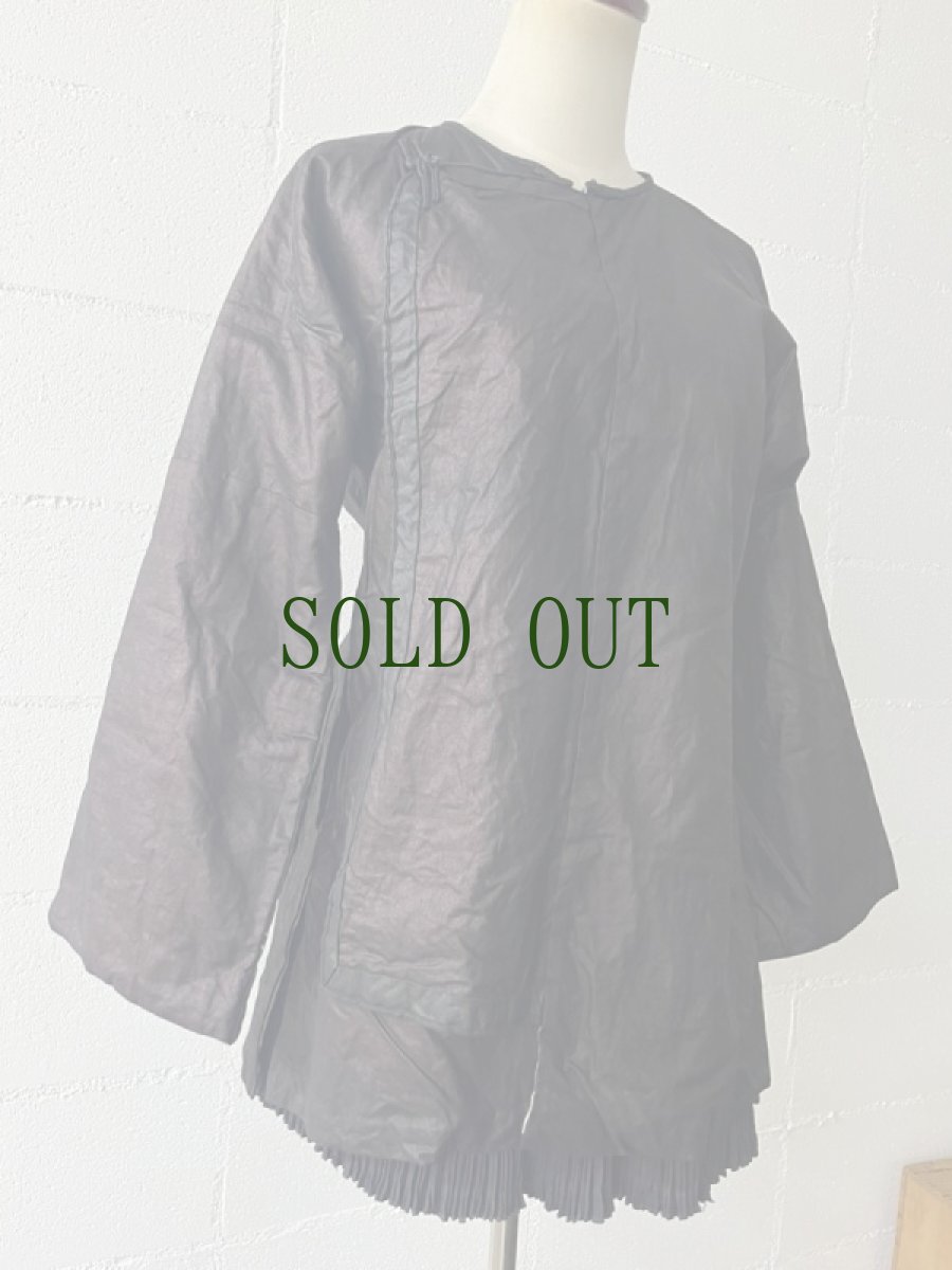 画像3: 貴州省侗族( Dong tribe /トン族)　藍染・亮布 木綿製　上衣 (3)