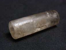 画像1: 水晶製管玉　（石英）　古墳時代　（Japanese ancient tubular bead ,Kofun period） (1)