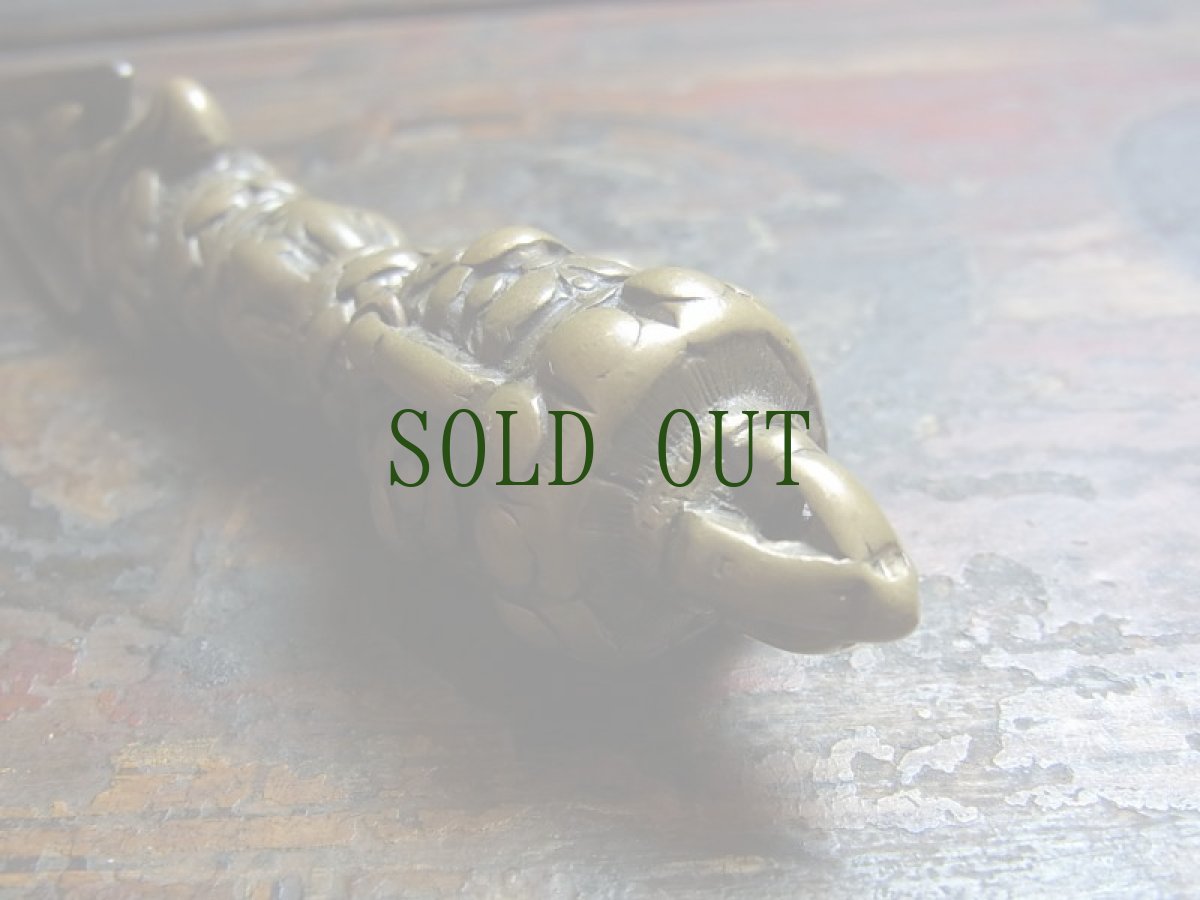 画像7: チベット密教法具　ブルパ（独鈷杵）銅・鉄製　15cm (7)