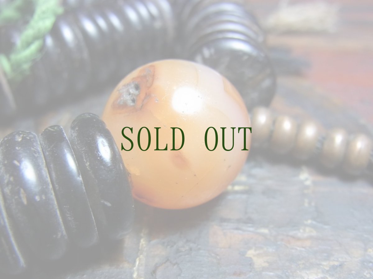 画像6: チベット・老椰子玉とペマラカの天玉、スンドゥ、カウンターの御数珠　(Tibetan old palm beads  mala )　100玉 (6)