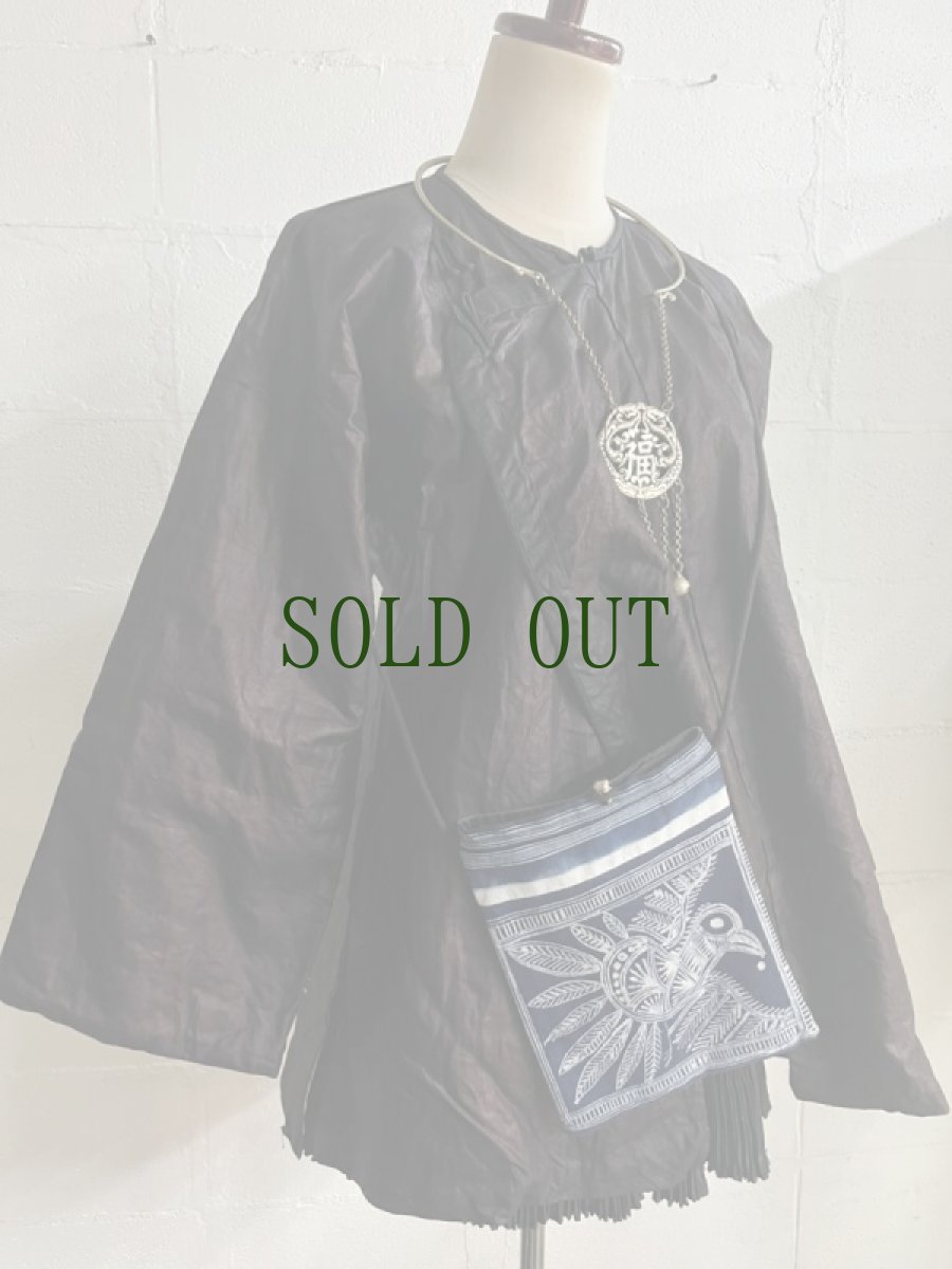 画像9: ミャオ族（苗族）のハレ着用首飾り　・福・ネックレス・デッドストック (9)