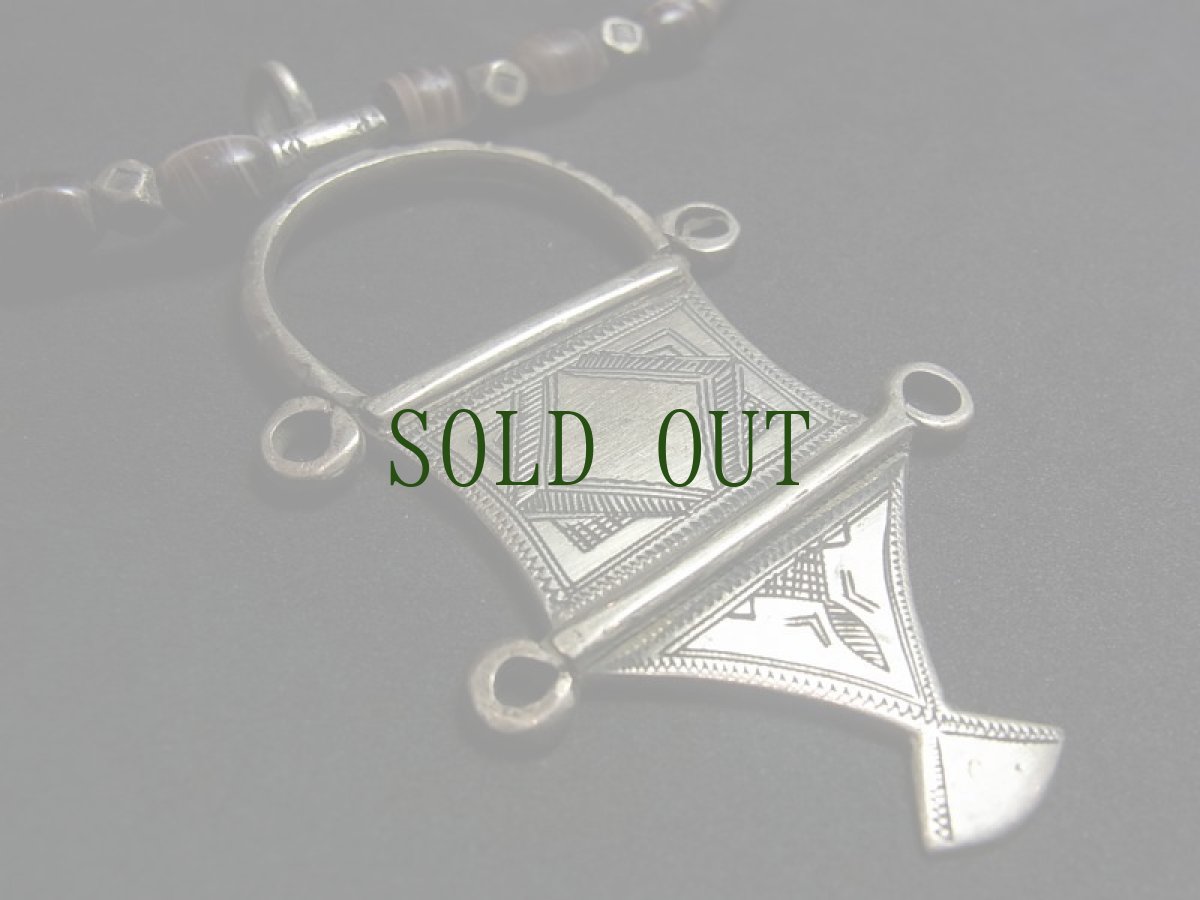 画像6: トゥアレグ族クロス (紋章)のネックレス　（Old Tuareg cross neckless　）ビンテージ (6)