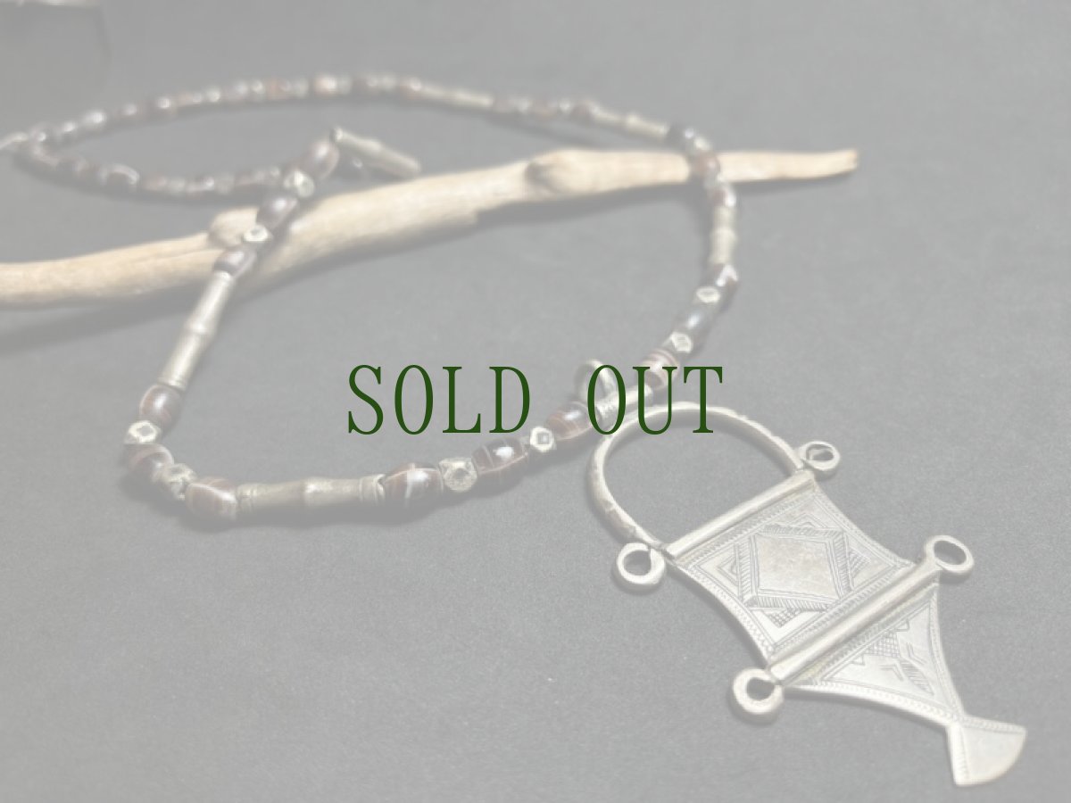 画像5: トゥアレグ族クロス (紋章)のネックレス　（Old Tuareg cross neckless　）ビンテージ (5)