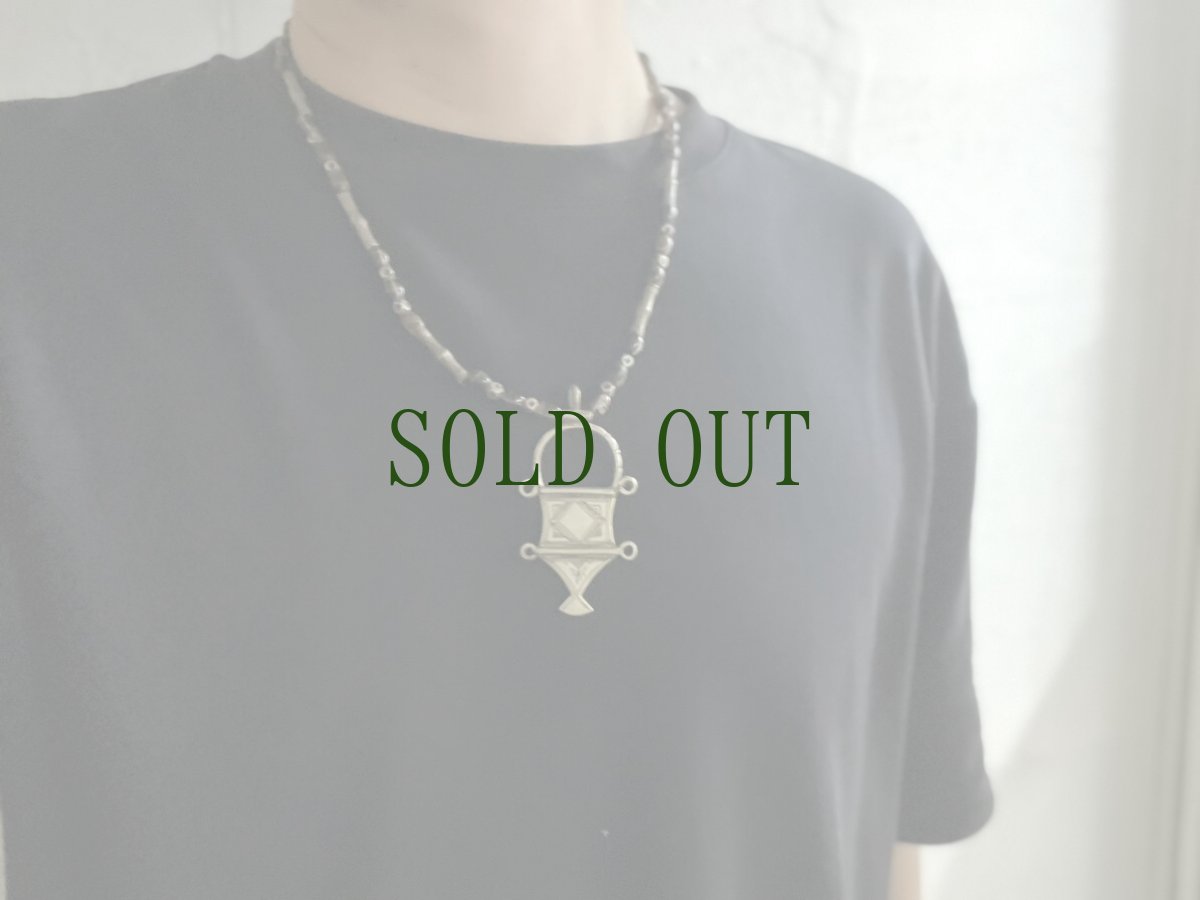 画像13: トゥアレグ族クロス (紋章)のネックレス　（Old Tuareg cross neckless　）ビンテージ (13)