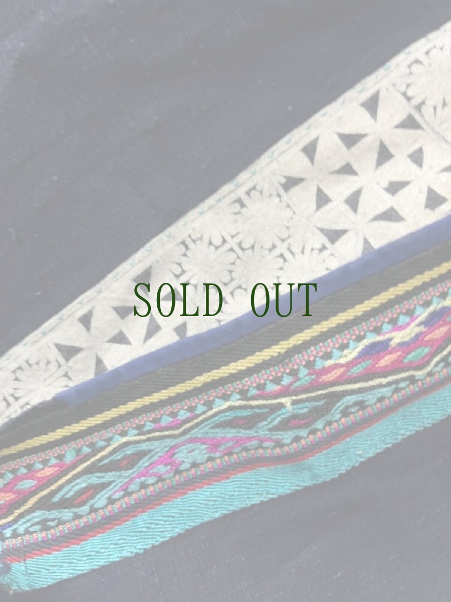 画像16: 貴州省布依族（プイ族）　刺繍・ろうけつ・藍染め　木綿ジャケット（ビンテージ） (16)