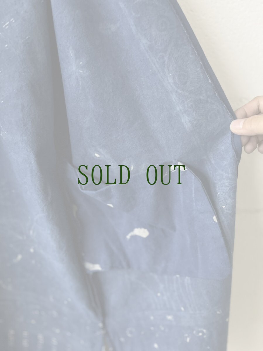 画像14: 革家苗族　ロングジャケット（ガージア・ミャオ族）木綿・藍染・ろうけつ染め・ポケット付き (14)