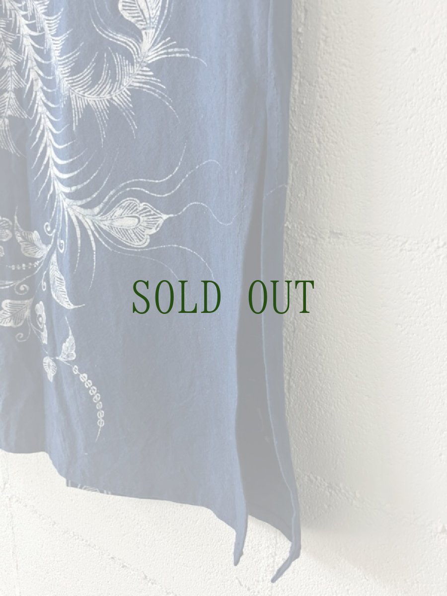 画像9: 革家苗族　ロングジャケット（ガージア・ミャオ族）木綿・藍染・ろうけつ染め・ポケット付き (9)