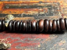 画像8: チベット・老紫檀とスンドゥ、カウンターの御数珠　( TIbetan old rose wood beads  mala )　アンティーク (8)