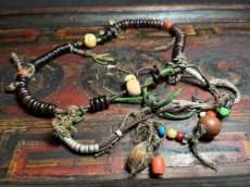 画像3: チベット・老紫檀とスンドゥ、カウンターの御数珠　( TIbetan old rose wood beads  mala )　アンティーク (3)