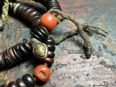 画像5: チベット・老紫檀とスンドゥ、カウンターの御数珠　( TIbetan old rose wood beads  mala )　アンティーク (5)