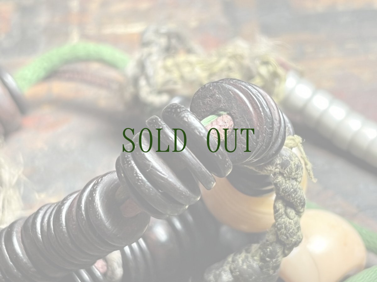 画像12: チベット・老紫檀とスンドゥ、カウンターの御数珠　( TIbetan old rose wood beads  mala )　アンティーク (12)