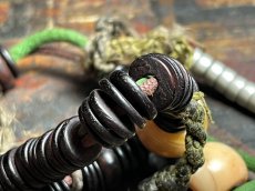 画像12: チベット・老紫檀とスンドゥ、カウンターの御数珠　( TIbetan old rose wood beads  mala )　アンティーク (12)