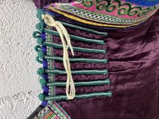 画像19: 雲南省文山　壮族(チワン)草木染（絹製）シルクジャケット　民族衣装（コレクション）　 (19)