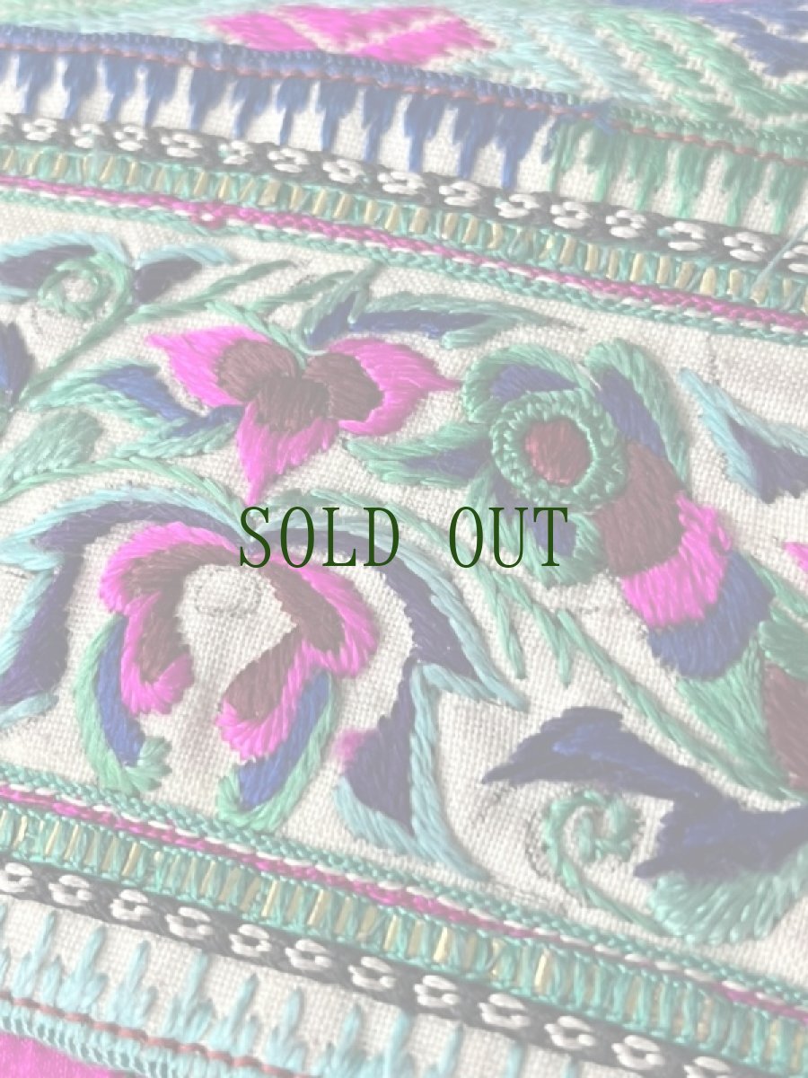 画像12: 雲南省文山　壮族(チワン)草木染（絹製）シルクジャケット　民族衣装（コレクション）　 (12)