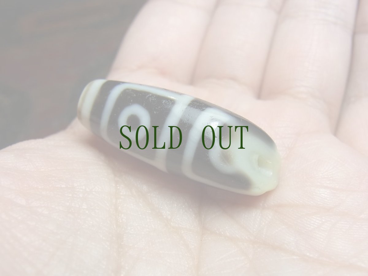 画像7: ジービーズ　４アイ( dzi mig si pa  ）チベット・四眼天珠 (タンカ使用) (7)