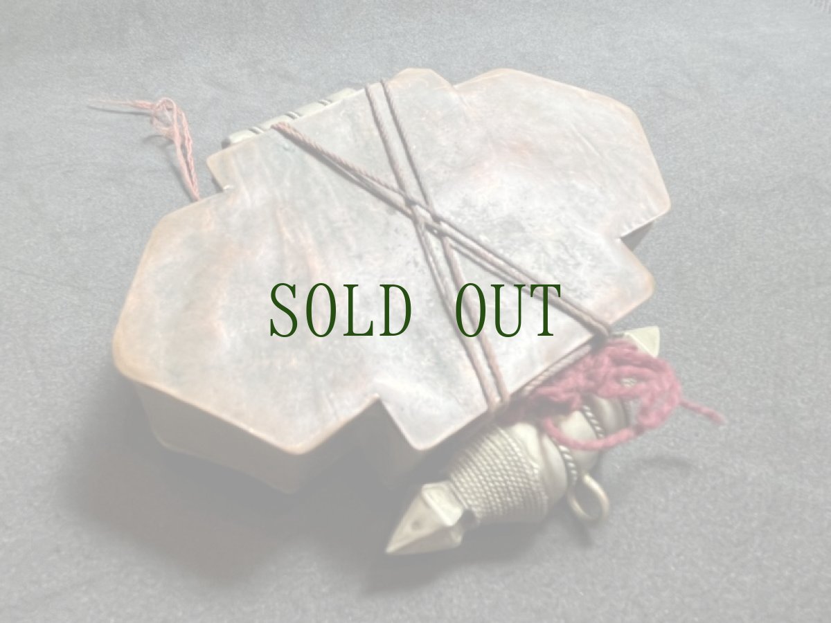 画像5: オールド・ガウ　（チベット密教御守り箱/Old Tibetan GAU）　中身あり（マニリブ・スンドゥ） (5)