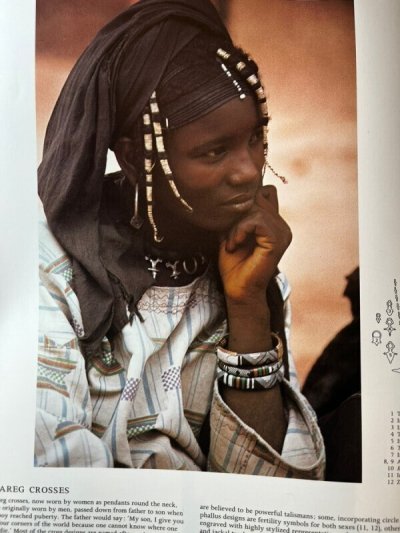 画像2: トゥアレグ族クロス (紋章)のネックレス　（Old Tuareg cross neckless　）ビンテージ
