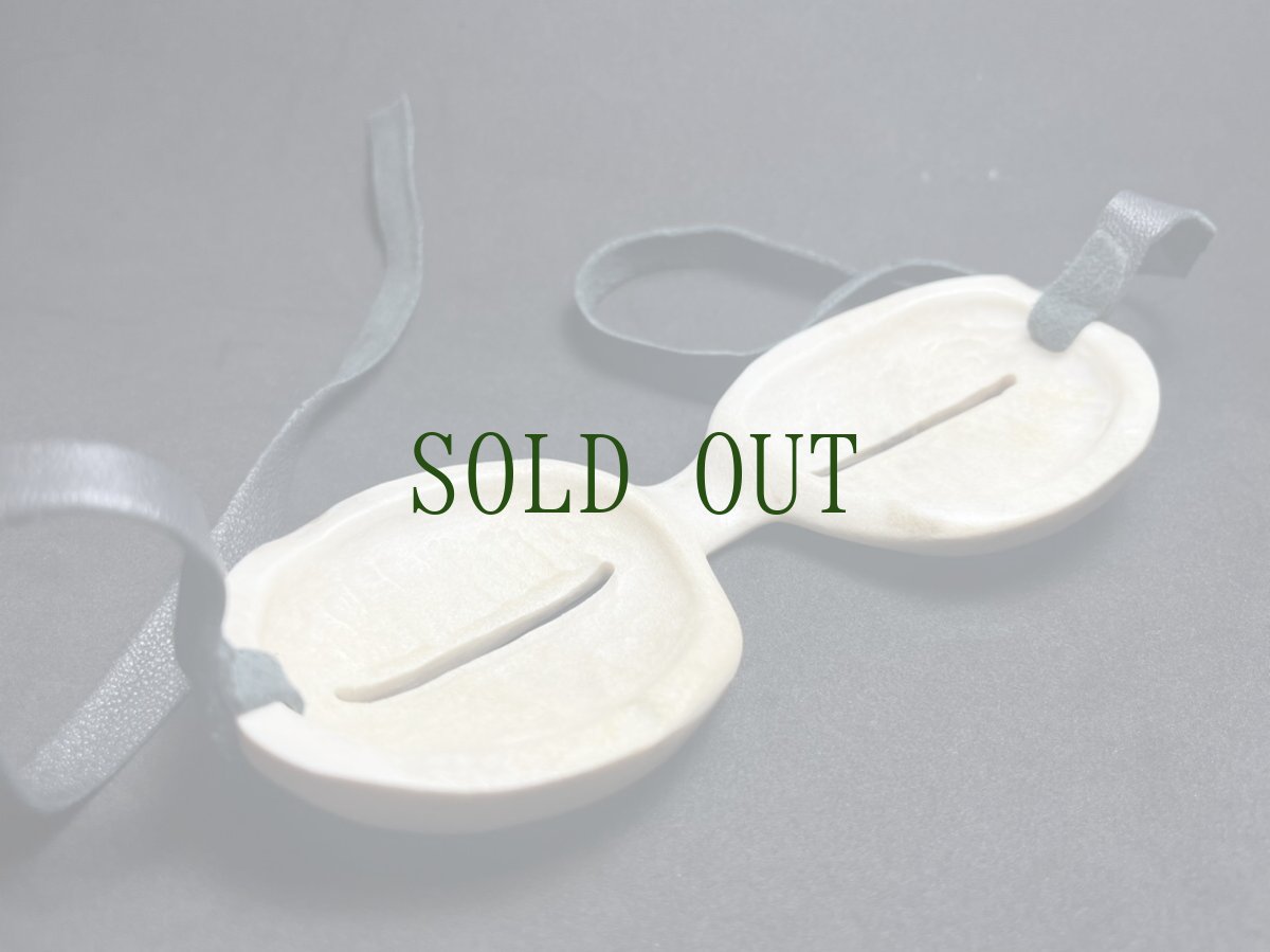 画像4: 遮光器　　チャガモクラフト特注　　(ユピック族/エスキモー)　　 (4)