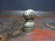 画像1: チベットの印章・トクチャ　(Seal・Thogchags) 宝珠・印章　蔵銀製 (1)