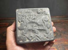 画像8: パルシェン（チベット祈祷旗・タルチョ/ルンタ・風の馬）の版木（old Tibetan wood printing block） 　アンティーク (8)