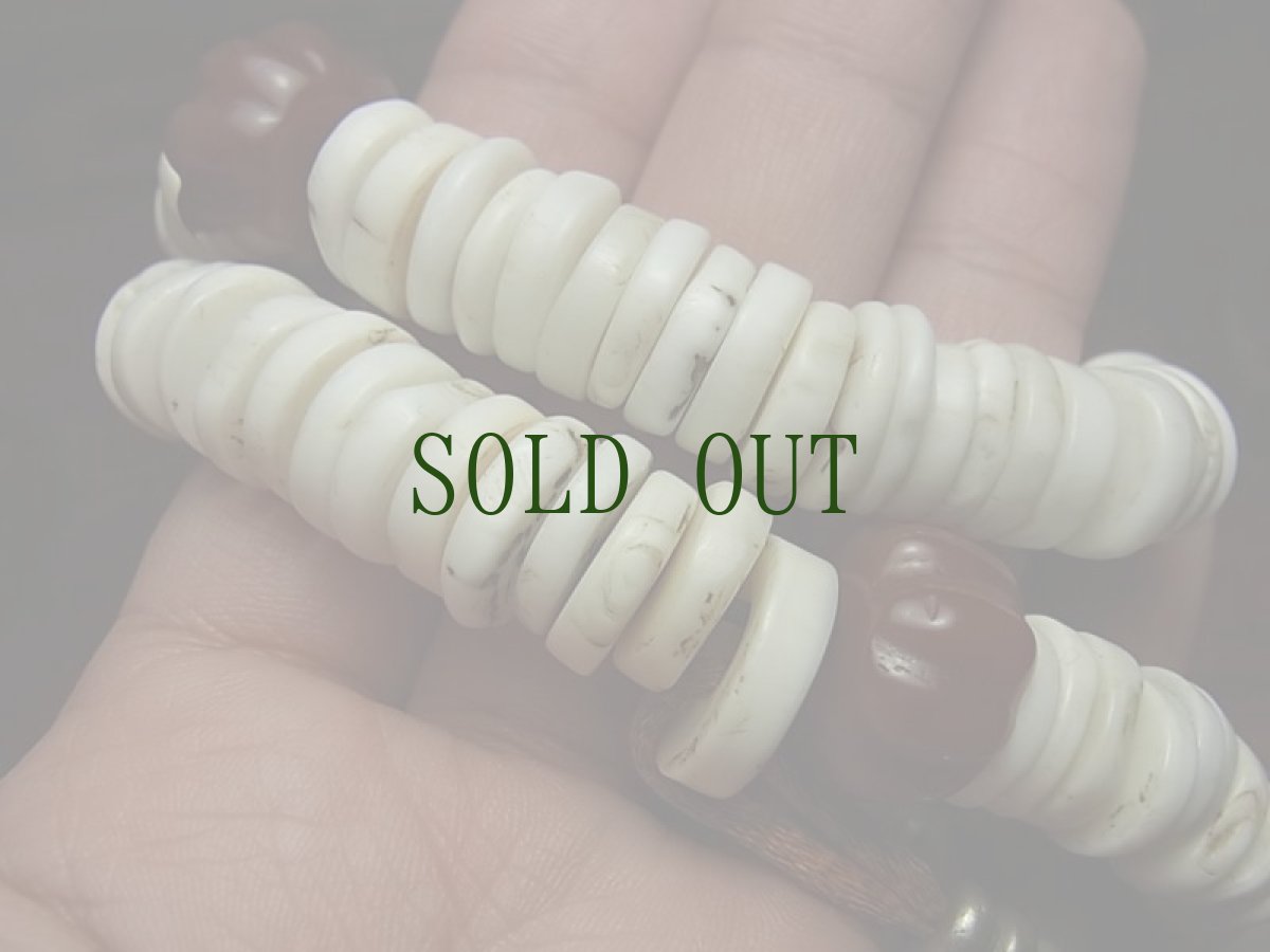 画像10: シャンカのお数珠　（七宝(saptaratna)　チベタンＭＡＬＡ）　アンティーク (10)