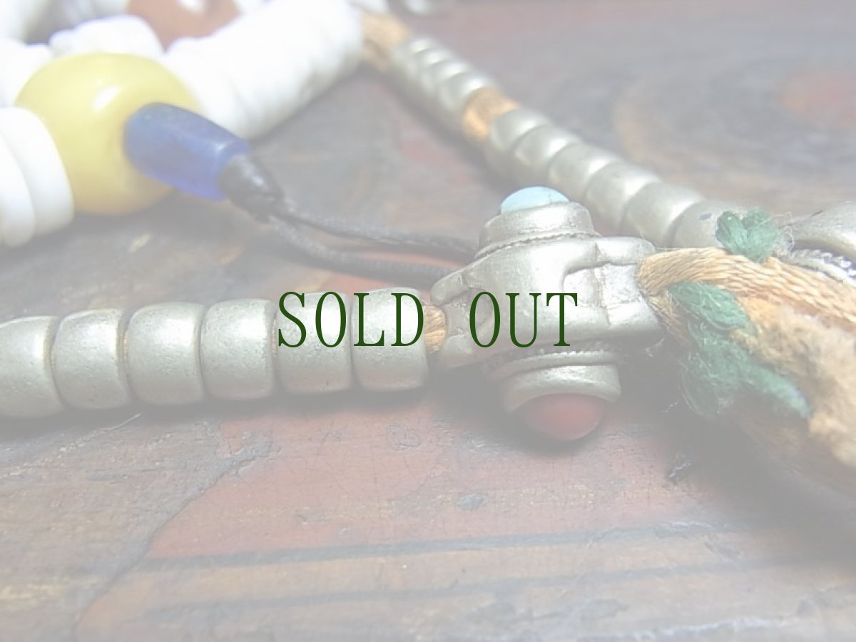 画像4: シャンカのお数珠　（七宝(saptaratna)　チベタンＭＡＬＡ）　アンティーク (4)