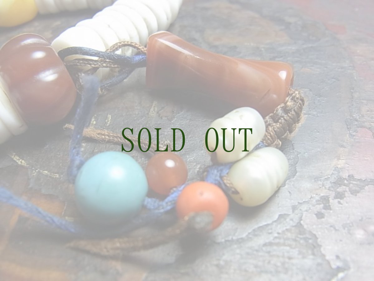 画像6: シャンカのお数珠　（七宝(saptaratna)　チベタンＭＡＬＡ）　アンティーク (6)