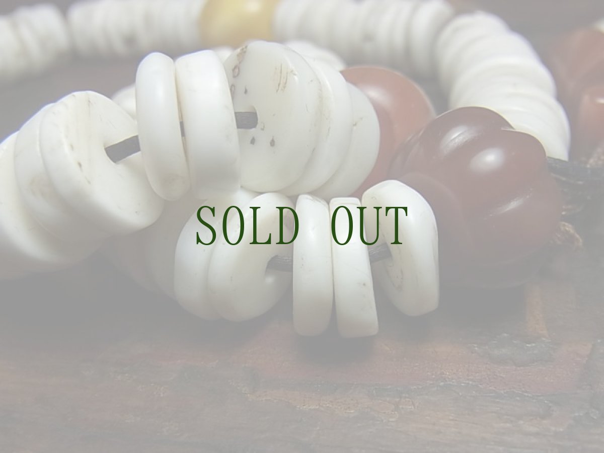 画像7: シャンカのお数珠　（七宝(saptaratna)　チベタンＭＡＬＡ）　アンティーク (7)