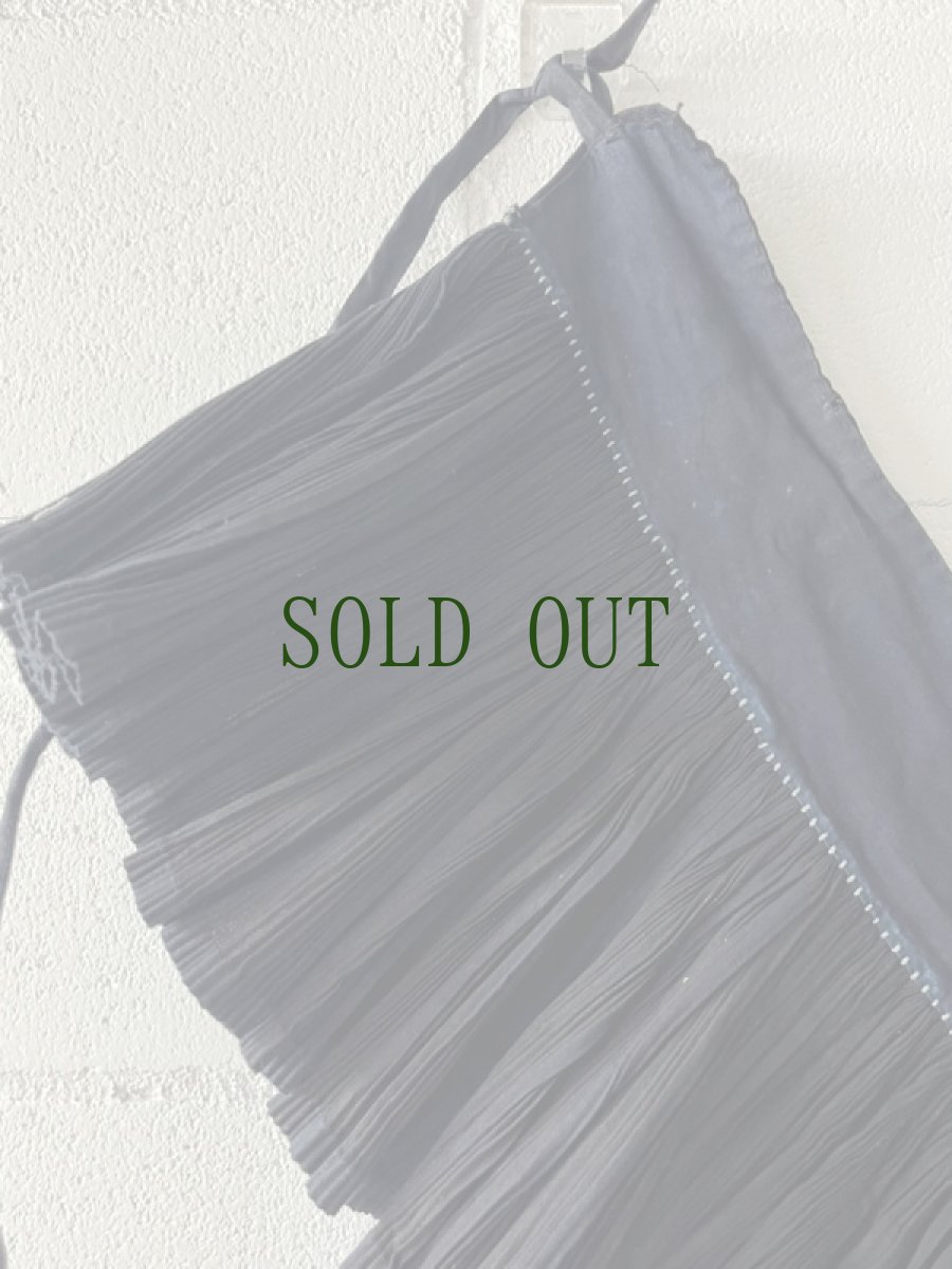 画像11: 雷山苗族（lei shan ミャオ族）　藍染プリーツ巻きショートスカート（チュチュ）ビンテージ (11)