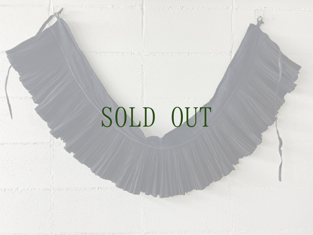 画像9: 雷山苗族（lei shan ミャオ族）　藍染プリーツ巻きショートスカート（チュチュ）ビンテージ (9)