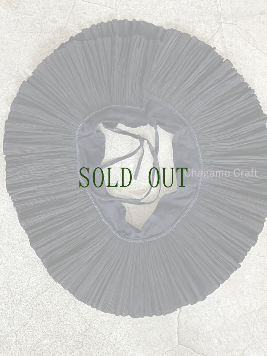 画像12: 雷山苗族（lei shan ミャオ族）　藍染プリーツ巻きショートスカート（チュチュ）ビンテージ (12)